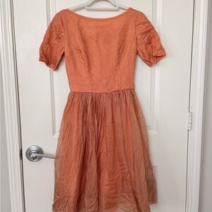 Vintage 1950s Handnade Dress Retro Party Dress Halloween Costume